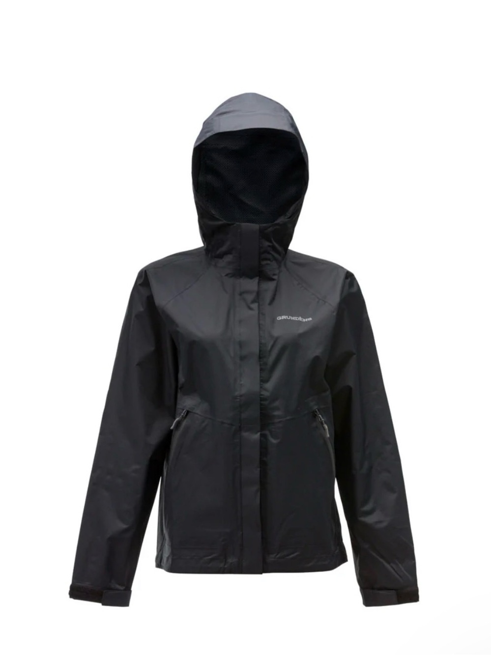 Grunden’s Women's Black Waterproof Hooded Jacket